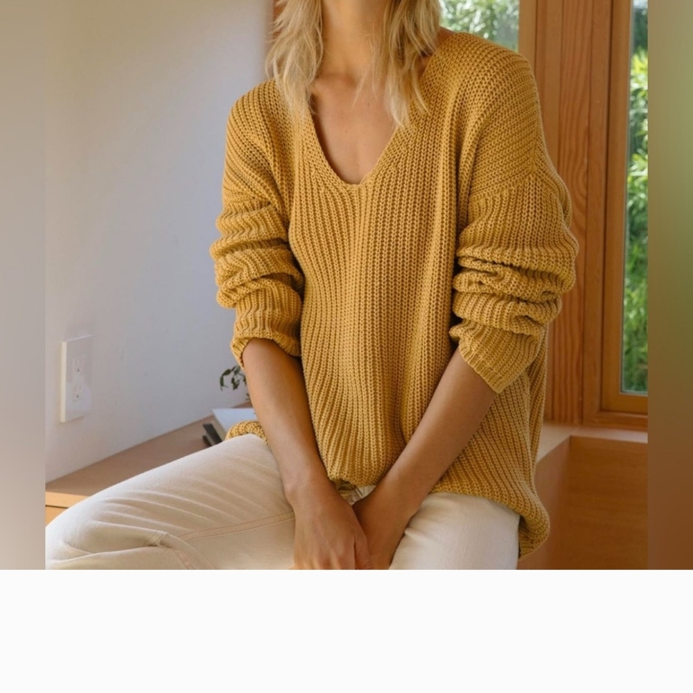 Cozy Mustard Sweater